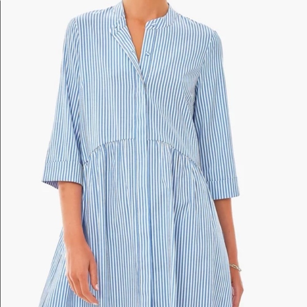 Tuckernuck Blue Stripe Royal Shirt Dress